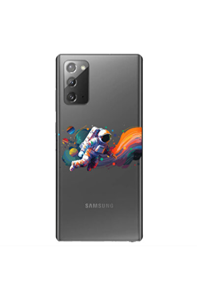 Other Samsung Note 20 Rainbow Space Transparent Silicone TPU Θήκη