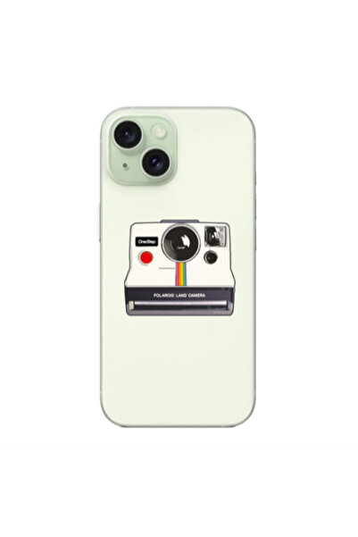 Other Apple iPhone 15 Polaroid land camera Transparent Silicone TPU Θήκη