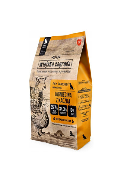 Wiejska Zagroda Hrană uscată pentru câini Miel cu cafea