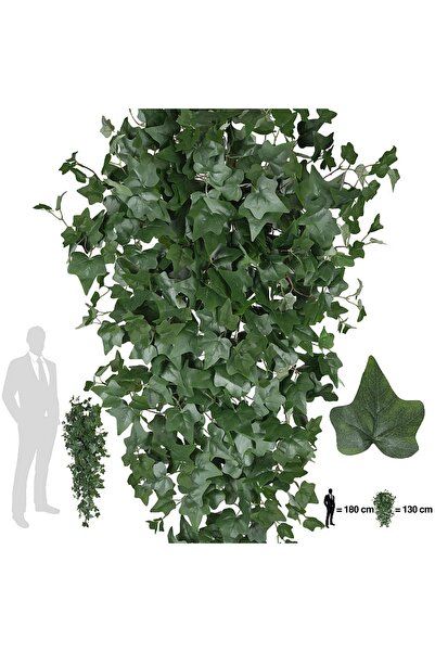 Roberto Rossi Iedera artificiala H130cm cu 570 frunze verde inchis