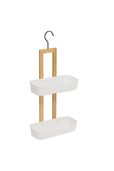 NATUREONLY Etajera duș 2 niveluri Natureo, organizator baie pentru cap de duș...