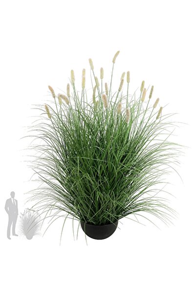 Roberto Rossi Iarba artificiala Onion Matsutake 120 cm cu 28 flori roz