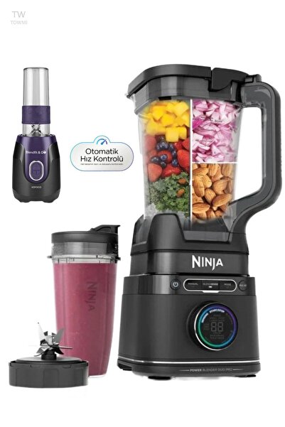Ninja Foodi Ninja Detect Duo Blendsense Power Blender Smoothie Maker TB301EU ...