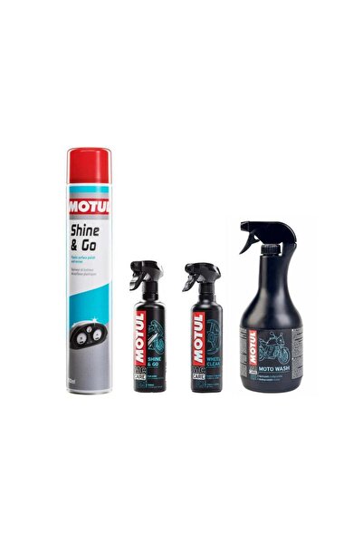 Motul Motosiklet Yıkama + Parlatma Seti