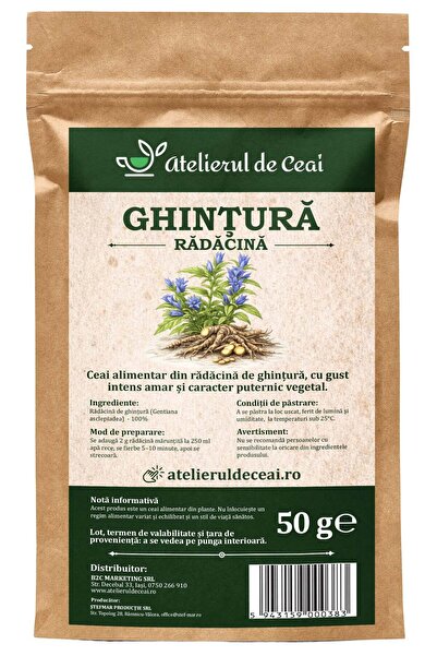 atelierul de ceai Ceai de rădăcină de ghințură
