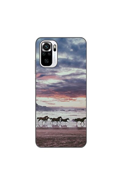 OEM Case compatible with Xiaomi Poco M5s Silicone Gel Tpu Running Horses Pattern