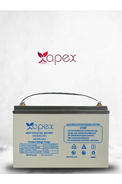 Apex 100 Amper Jell Akü