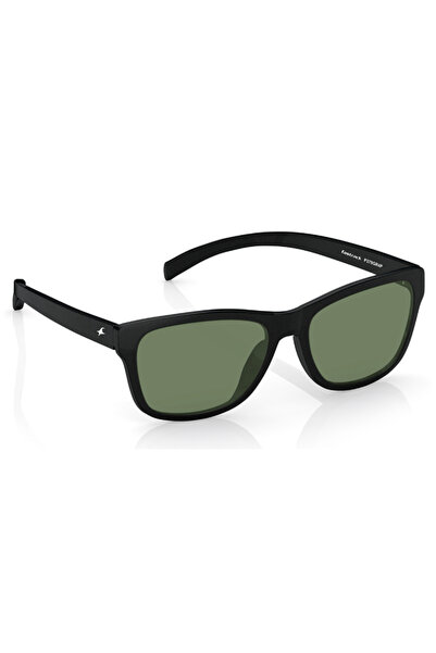 FASTRACK Polarized Sunglasses Black Frame Green Mirror Lens 60mm - P379GR4PV