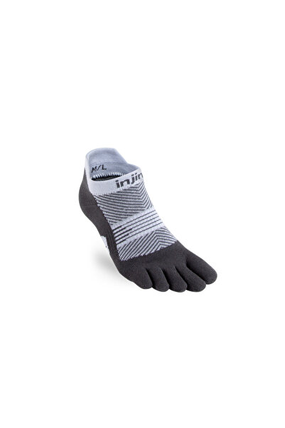 injinji WOMEN'S RUN LIGHTWEIGHT NO SHOW COOLMAX - XS/S - رمادي فاتح