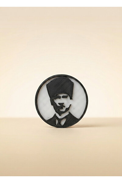Premium 3D Atatürk Figürlü Araç Klima Kokusu - American Vanilla Aromalı (10ml)