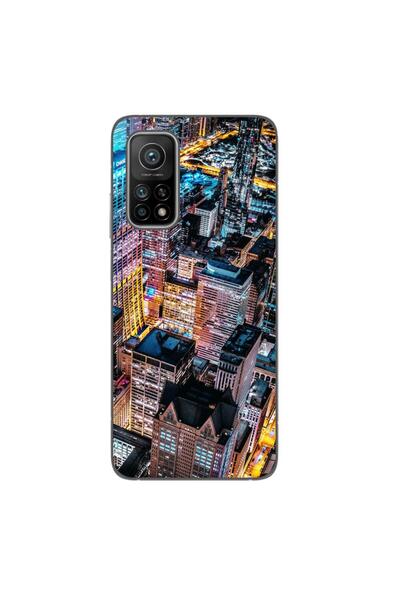 OEM Case compatible with Xiaomi Mi 10T Pro 5G Silicon Gel Tpu Model Night City