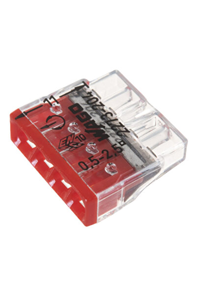 WAGO Conector compact de îmbinare, 4 fire, max. 2.5 mm² (100 buc.) - 2273-204
