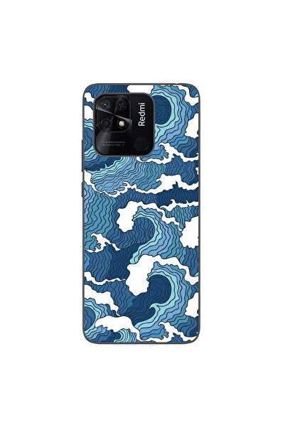 OEM Case compatible with Xiaomi Redmi 10C Silicone Gel Tpu Model Crazy Waves