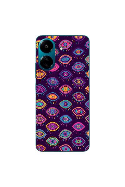 OEM Case compatible with Xiaomi Redmi 13C 4G Silicon Gel Tpu Pattern Tribal Eyes
