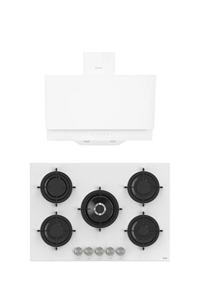 Ferre MEGA SERİSİ 2'Lİ ANKASTRE SET OCAK+DAVLUMBAZ (D017-RS036)