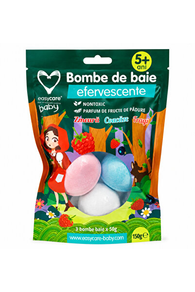 easycare Baby Bath Bomb Effervescent Berry Fruits 150g – 3 x 50g
