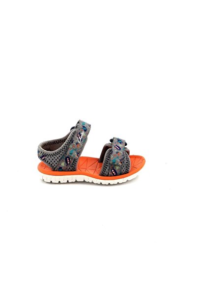 CLARKS Παιδικό Πέδιλο για Αγόρι Surfing Tide T Χρώματος Γκρι 26172434
