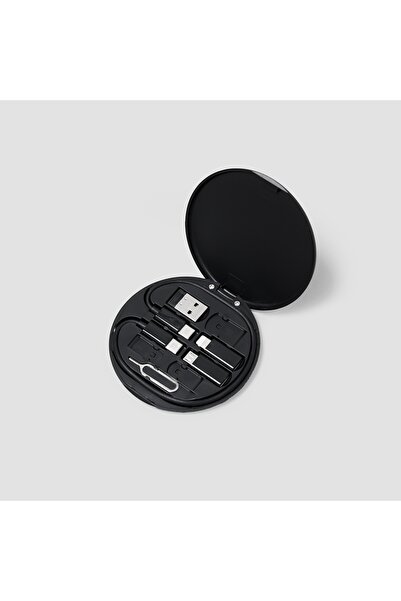 Raseel 15W Multi-Cable Wireless Charger - Black