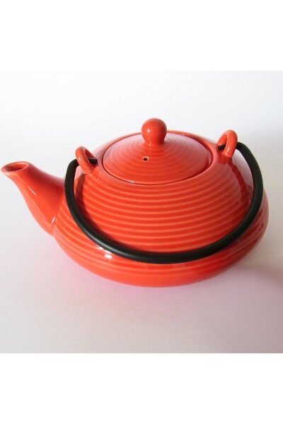 Livada cu Ceai Japanese Porcelain Teapot KYUSHU Red 1L