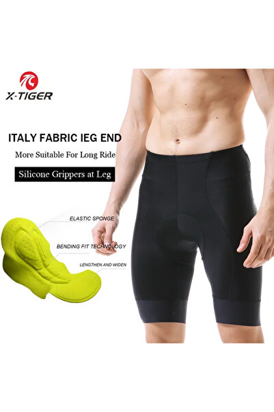 Choice3 XL XM-DK-15101 X-TIGER Men's Bib Shorts Triathlon Thickened 5D Gel Pa...