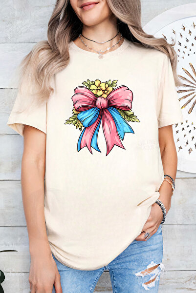 Sarah's Boutique Women's T-shirt – 100% cotton – Pretty Bow