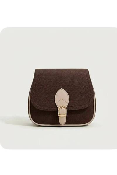 Mervişim Aksesuar Women's Crossbody Bag with Flap and Zipper, Multi-Compartme...