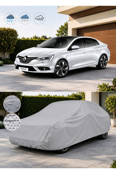 cashen Renault Megane 4 Sedan Araç Brandası Su Geçirmez Tam Koruma Toz ve Kir...