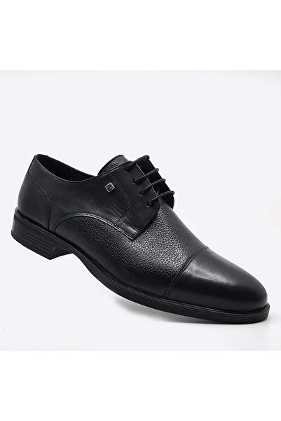 Generic Brand Black Genuine Leather Men's Casual Shoes - 3129 46 551
