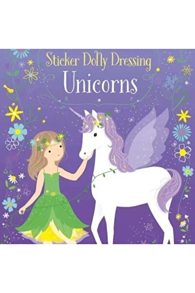 Usborne Micul autocolant Dolly Dressing Unicorns