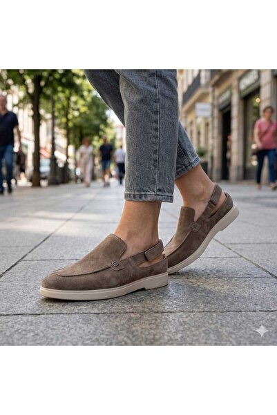 Oneka Shoes صندل لوفر كاجوال للرجال من مينك 13472606SLV1129