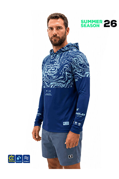 Fujin Pro Angler S26 Hooded Izohips Blue Mint - 2XL