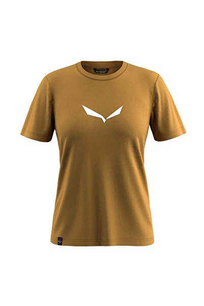 Salewa Γυναικείο τεχνικό μπλουζάκι Solidlogo Dri-Release Μπορντό 42/36