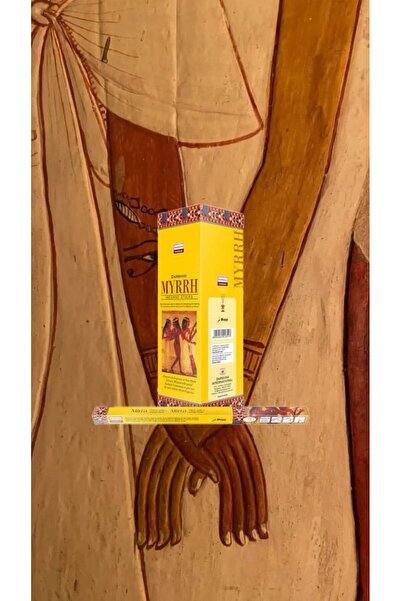 Darshan MYRRH- Antik Mısır Ritüeli Mür Reçinesi Çubuk Tütsü 6'lı Paket (120 Ç...