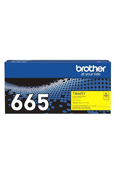 Brother TN665Y Genuine Yellow Standard Yield Toner Cartridge, 1,800 Pages Yield