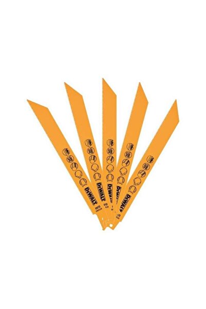 Dewalt 5-Piece Bi-Metal Reciprocating Saw Blade Set, 203 x 1.8 mm