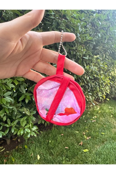 winingo 2Y Shop Yeni Nesil Desenli Katlanabilir Çantalı Yuvarlak Yelpaze (20*...
