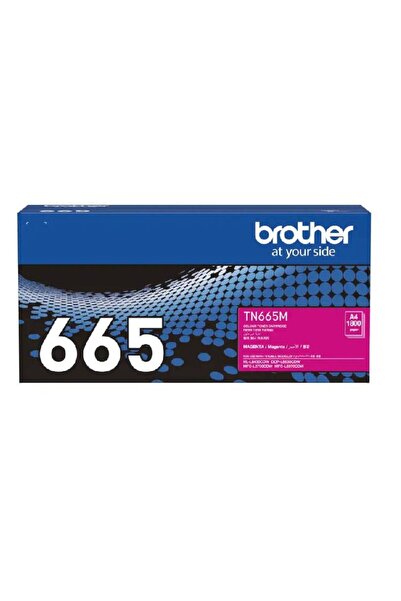 Brother TN665M Genuine Magenta Standard Yield Toner Cartridge, 1,800 Pages Yield