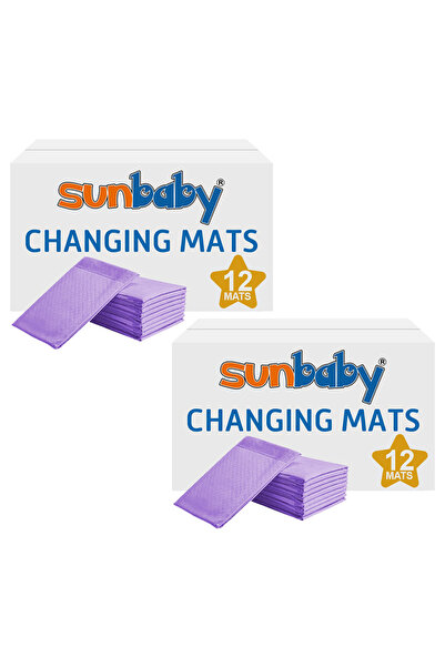sunbaby - حصائر تغيير الحفاضات للاستخدام مرة واحدة (45x60 سم) كبيرة الحجم، عب...