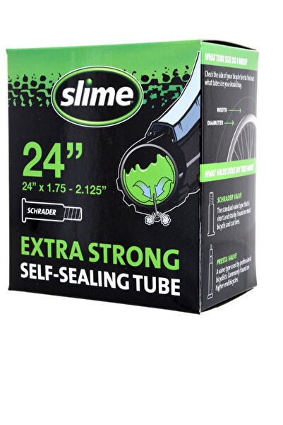 Slime Camera bicicleta antipana 24x1.75-2.125 valva auto