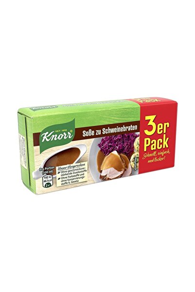 Knorr sos pentru friptura de carne de porc 3x250ml, 78 g