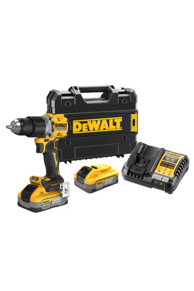 Dewalt DCD805H2T-QW 18V XR Brushless Combi Drill, 90Nm, 2x5.0Ah, Charger, Case