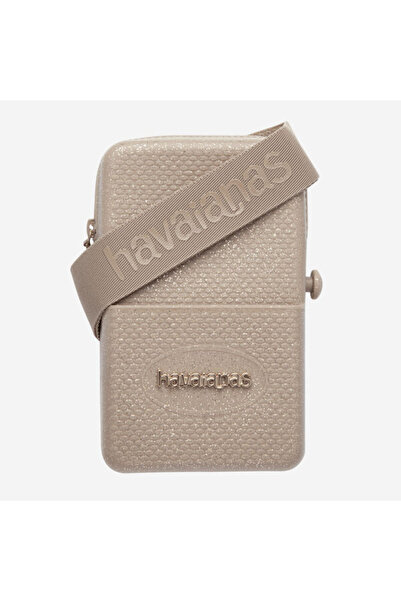 Havaianas 4148233 حقيبة هافستريت جليتر جولدن 998 16X9X4 حقيبة كروس ذهبية للجنسين