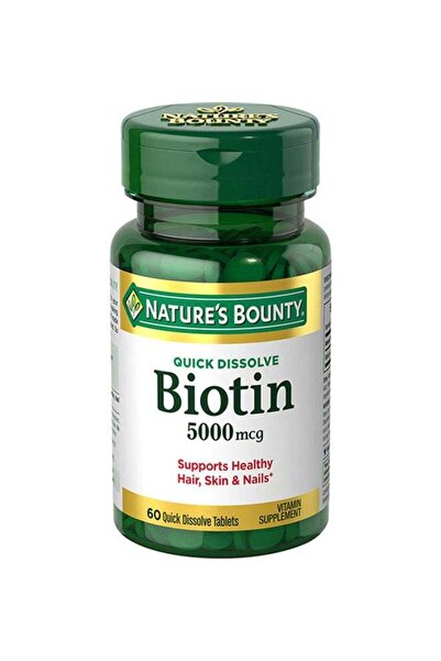 Natures Bountyy إن بي بيوتين كيو دي 5000 ميكروغرام 60 كبسولة # 9133