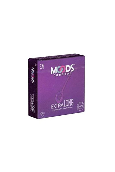Moods واقيات ذكرية طويلة جدًا 3 عبوات: 2044