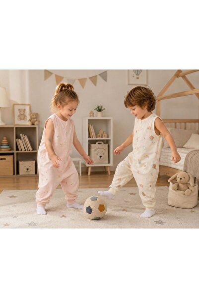 Begisa Muslin Wide Strap Sleeping Bag 0.5 Tog Thin Summer Style