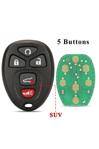 Choice3 5BTN SUV jingyuqin Remote key KOBGT04A 315Mhz For Chevrolet Captiva H...