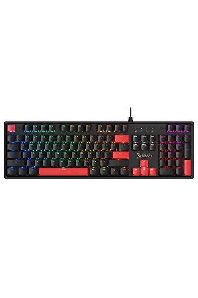 A4 Tech A4Tech Bloody S520N Fire Ενσύρματο πληκτρολόγιο USB με φωτισμό RGB, Μ...
