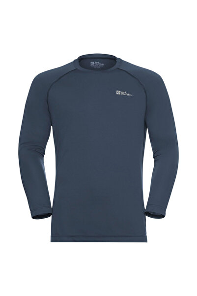Jack Wolfskin Tricou strat de bază bărbați Infinite Light FW 2025-Albastru-XL