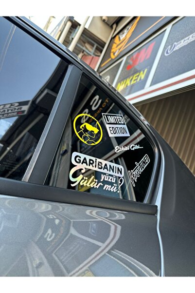 CAROTE 5 li oto sticker seti limited