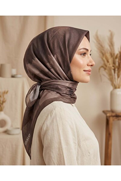 Sultan Eşarp Sultan Fresh Cotton Scarf - Daisy Pattern - Sfe025-05